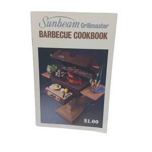 Sunbeam Grillmaster Barbecue Cookbook 1980s Vintage Booklet Grill Master